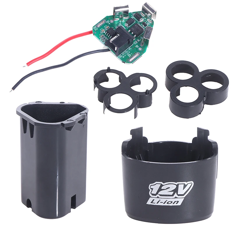 BMS 18650 Litium Box Circuit Pack SHELP Case Držiak ručný vŕtanie Li-iónová ochrana batérií