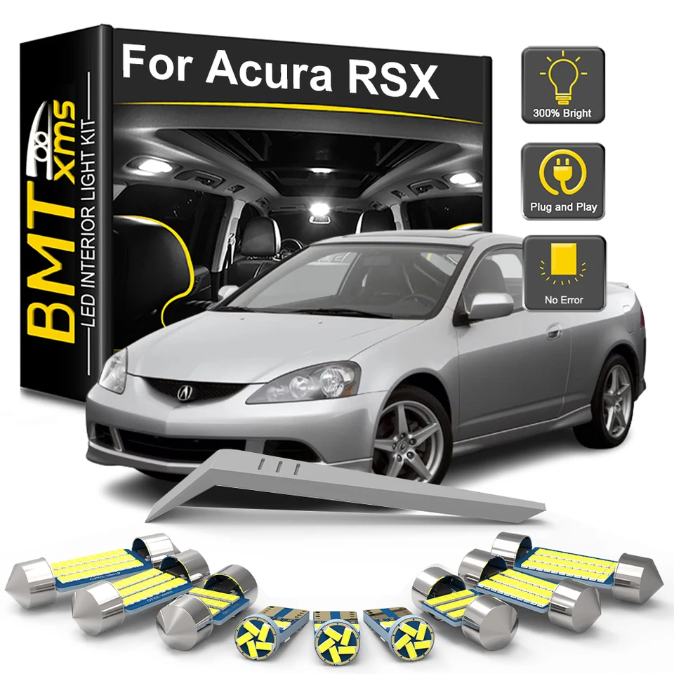 BMTXMS 10ks LED dióda interiérová žiarovka Kit pre Acura RSX 2002 2003 2004 2005 2006 Čítanie automobilov DOME TRUNK LAMP CANBUS Žiadna chyba