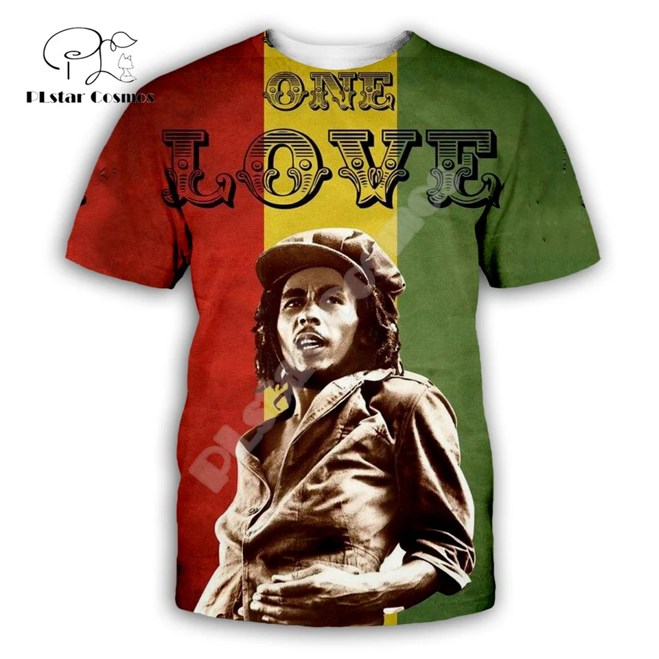 Bob Marley Reggae hudobník Rastafari Lion Tattoo Retro vintage 3dprint leto harajuku neformálne vtipné tričká tričká s krátkymi rukávmi s