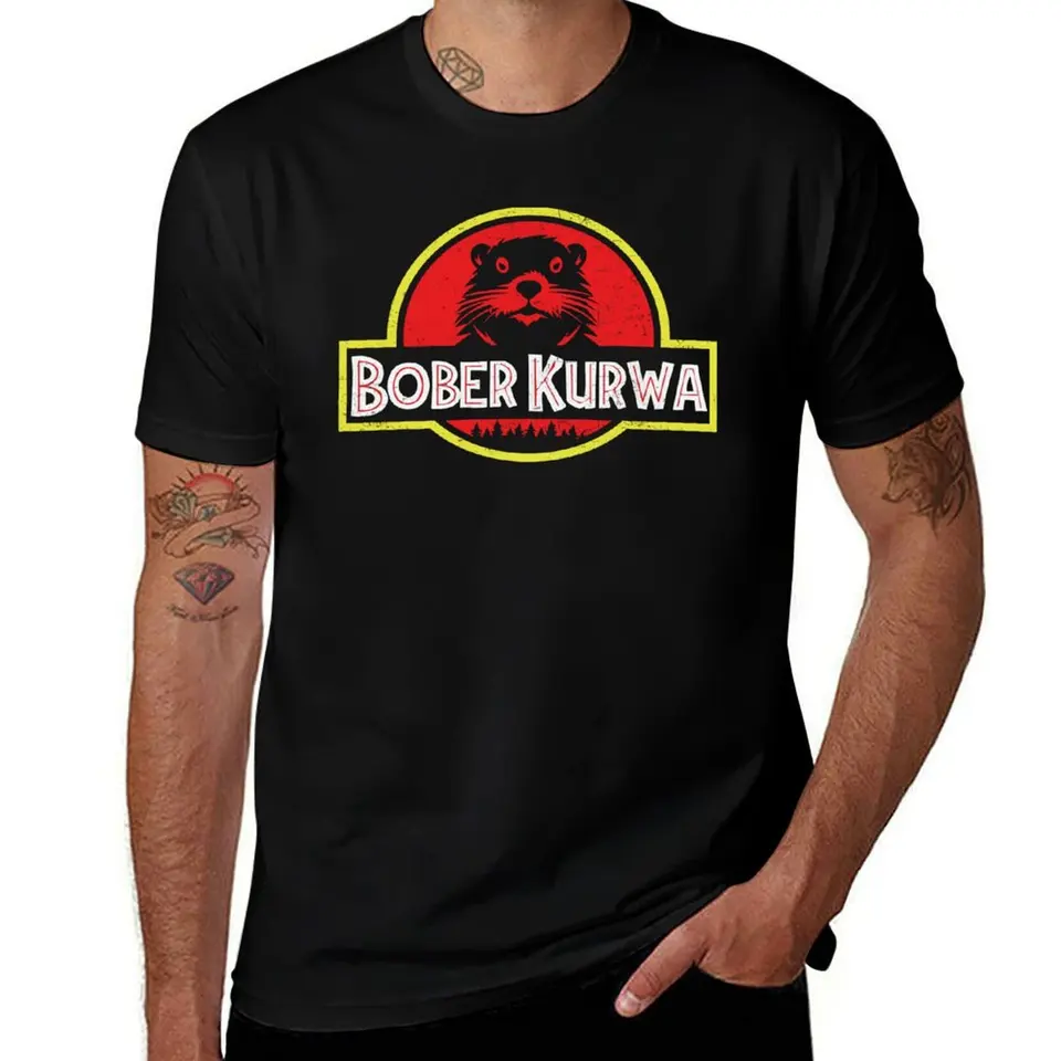 Bober Kurwa tričko Hippie oblečenie roztomilé topy potné košele, muži