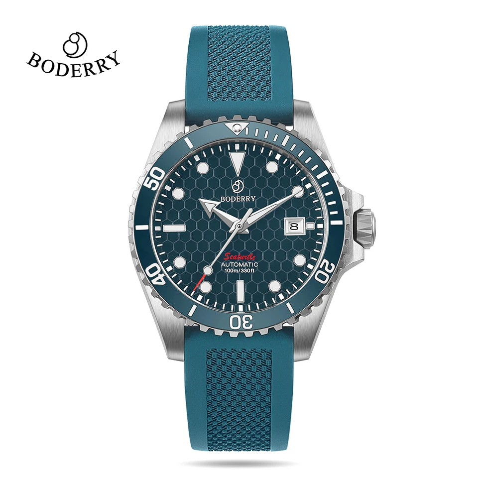 Boderry Seaturtle Titanium Diver Watch Men Luxusné bronzové hodinky Automatické mechanické náramky Sport 100 me