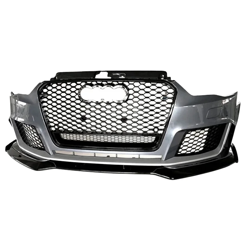 Bodikits v štýle RS3 pre predný nárazník Audi A3 S3 8V s grilom Front Lip Bodekit 2013 2014 2015 2016 8v5807065bgru A3