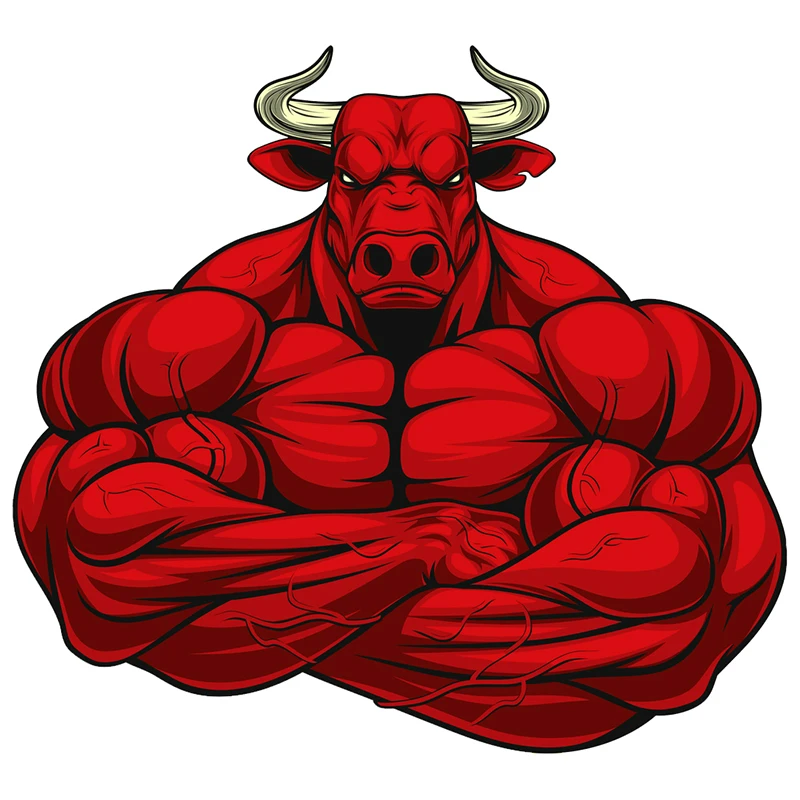 Body Bull Bull Funny Automobil Automobily Motocykle Exteriérové ​​príslušenstvo PVC Nálepky pre Audi Jeep Nissan Ford