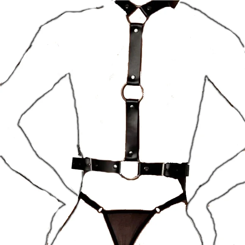 Body postroj Ženy sexuálne hračky bdsm sexuálne hračky pre páry spodná bielizeň kožený postroj pás Slave fetiš erotické príslušenstvo Sex Shop 18