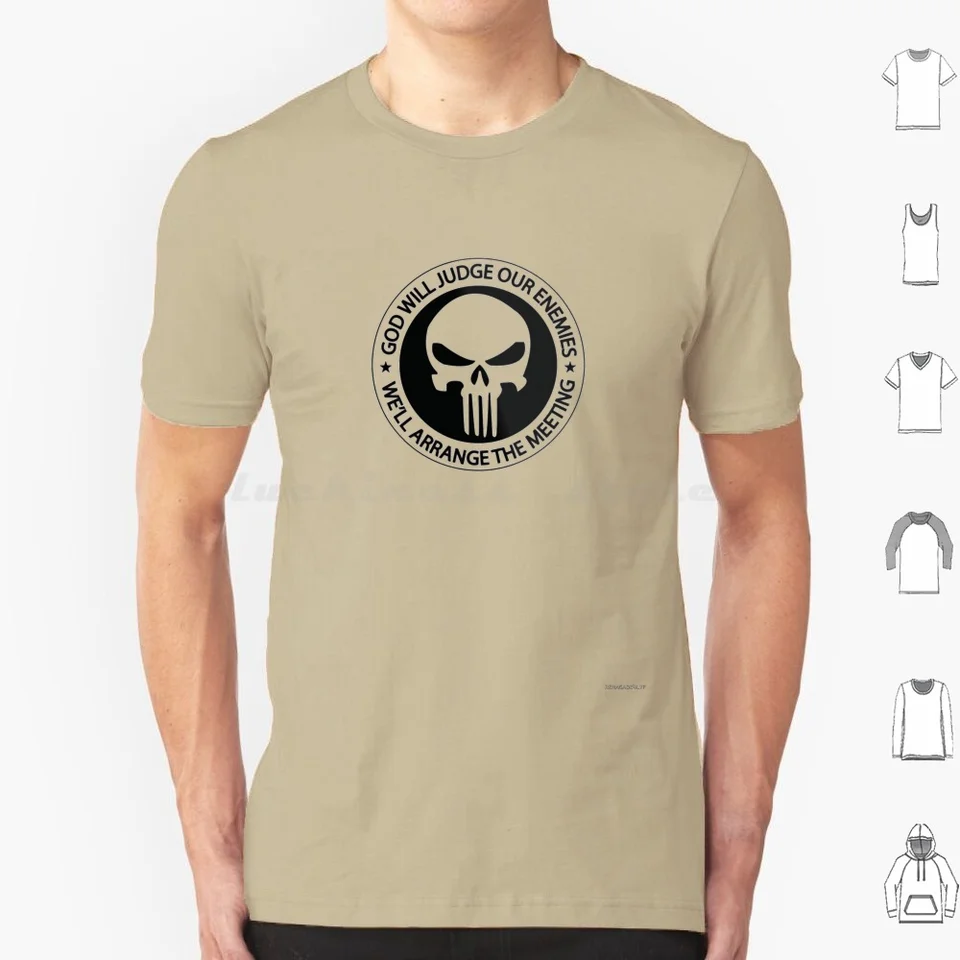 Boh bude súdiť našich nepriateľov tričko 6xl bavlna Cool Tee Adf Army Austrálska armáda logo Rainf Vojenská rarská austrálčan