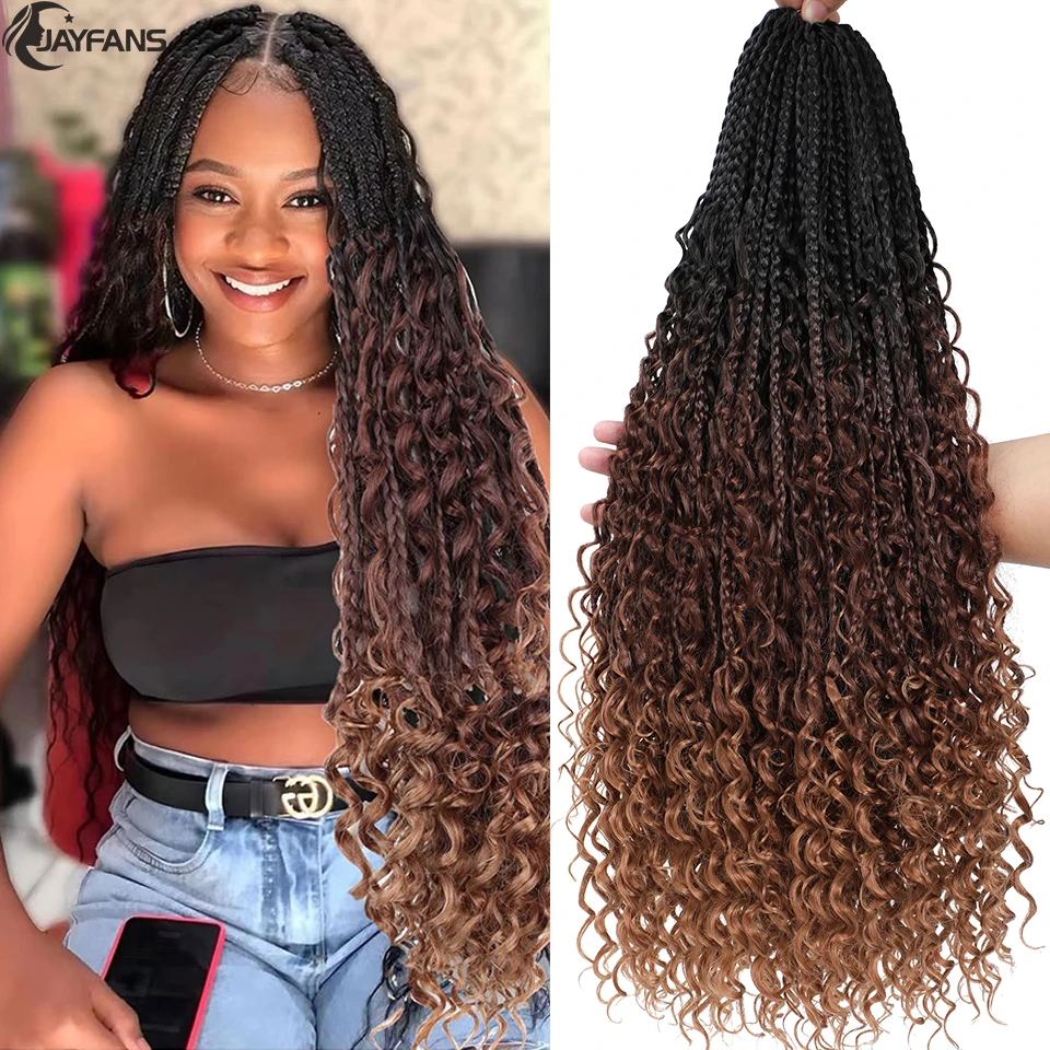Bohyňa Bohemian Box Braids Grochet Hair