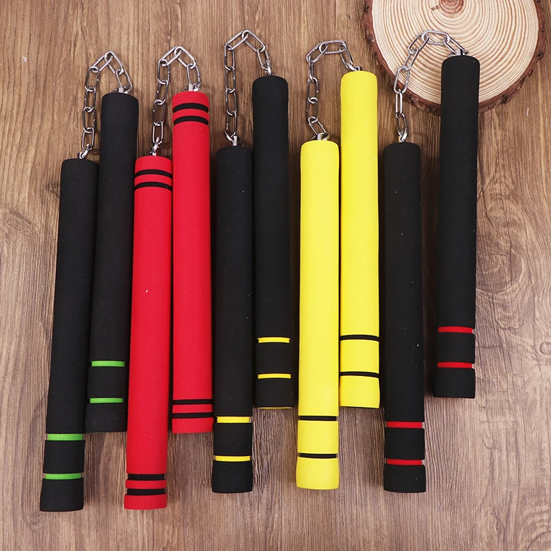 Bojové umenia NUNCHAU Bezpečné špongie penové rukoväte tréningové palice Cvičenie NUNCHUCKS PRE DETI PRACOVNÁ PRAVIDLA A TRAVING