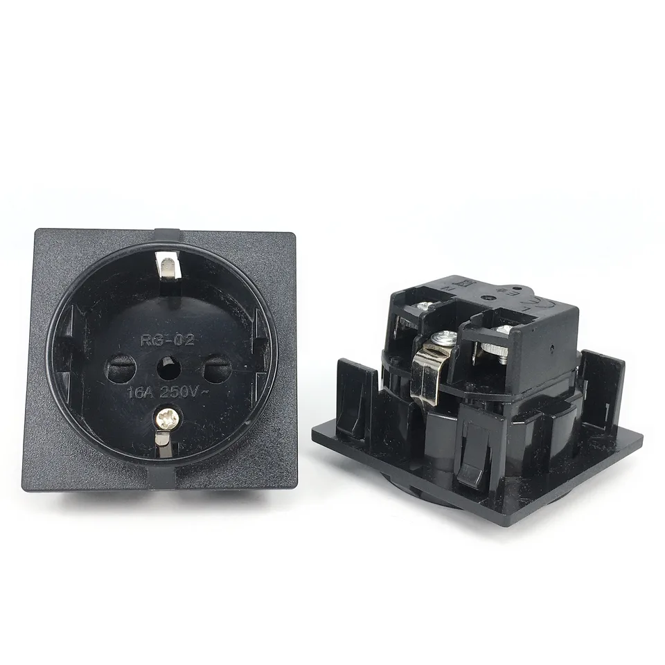 Bolantedz RG-02 Európske Nemecko Vodotesné Schuko Socket Snap v nádobe pre UPS