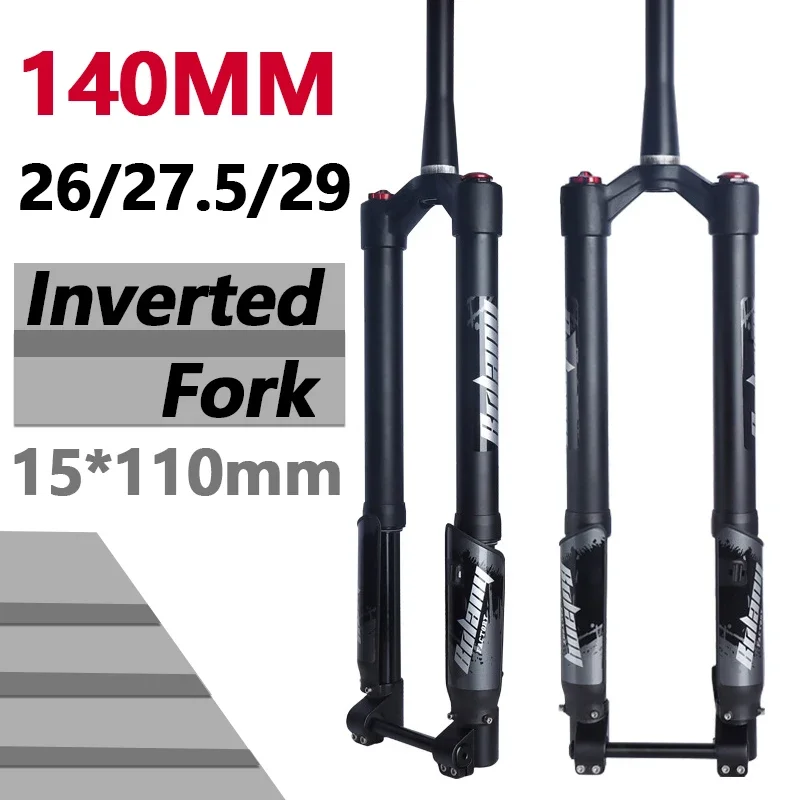 Bolany Invertted Fork MTB 29 27,5 26 palca Tlmenie nastaviteľnej zosilnenia cez vzduchové zavesenie náprav