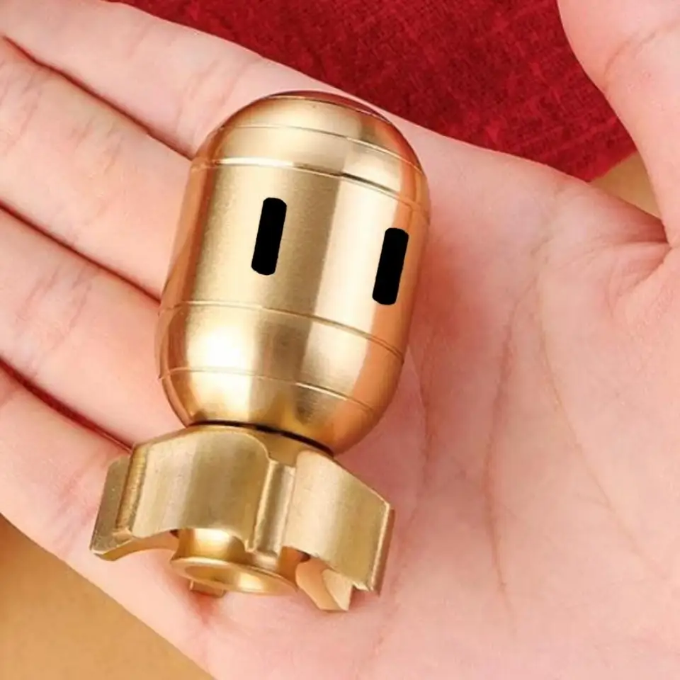 Bomby na zmiernenie úzkosti Hračka 360 ° Rotačný rozmetávač Prenosné mosadzné bomby Spinner pre stres Mini metal pre deti na narodeniny