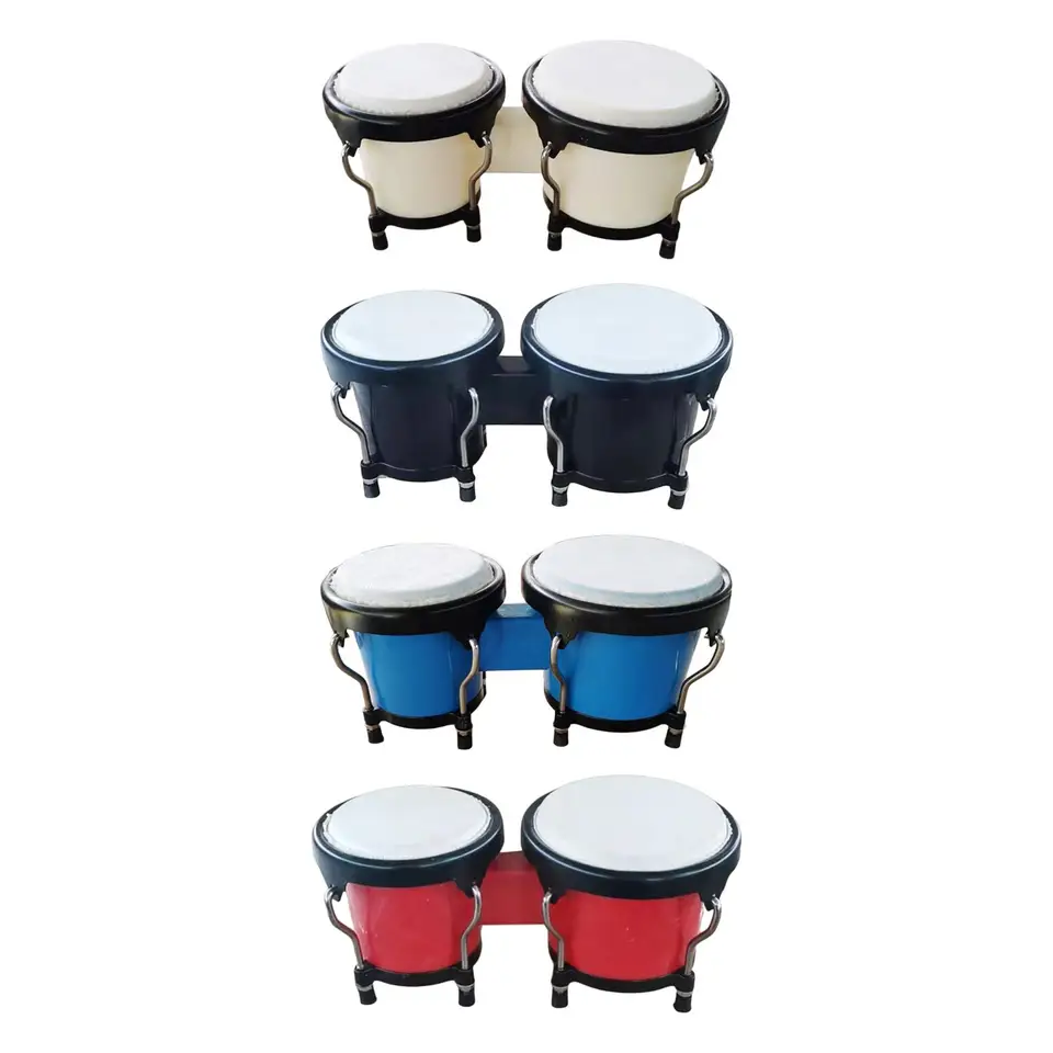 Bongo Drum Set, 6 palcové 7 palcové vzdelávacie bicie nástroje, africká ruka