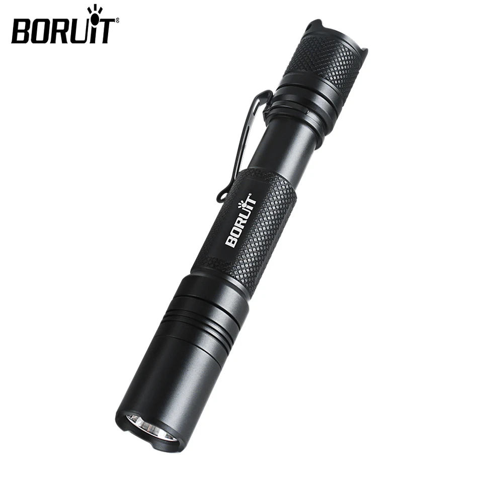 Boruit BC25 LED baterka Mini prenosné nočné rybárske svetlo IPX8 nepremokavá pracovná lampa s použitím AA batérií kemping lampáš