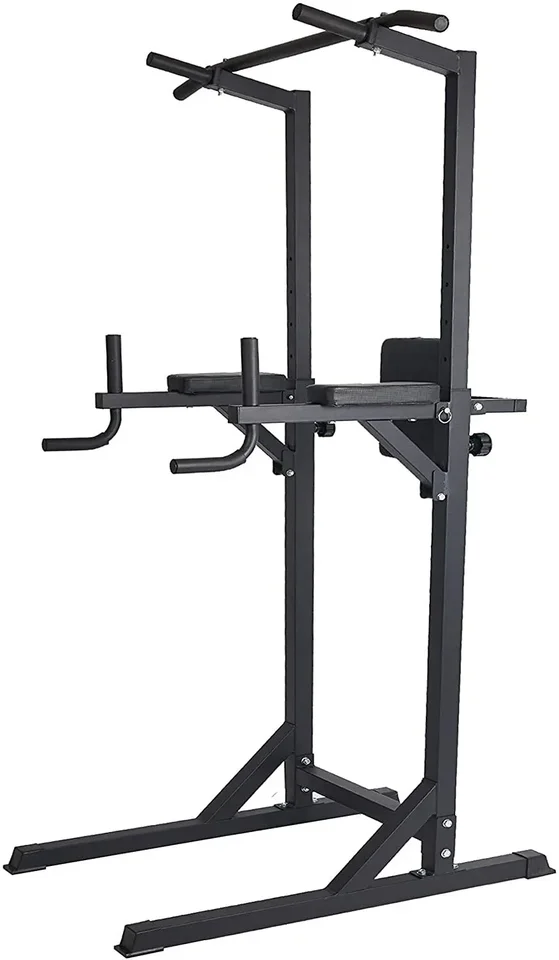 Bosonshop Power Tower nastaviteľná multifunkcia silového tréningu DIP DIP Cvičenie Station Fitness Equipment pre domácu telocvičňu