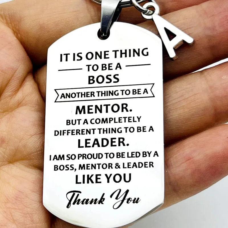 Boss Day Gifts Office Keychain Ďakujem šéfovi darček pre vedúceho vedúceho spolupracovníka vedúceho vianočného narodeniny