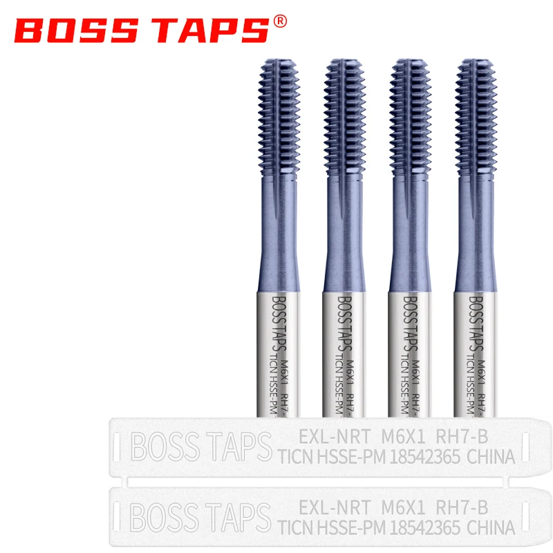 Boss Taps HSSE-PM JIS štandardný Ticn Coating Roll Worling TAP M1 M2 M4 M4 M6 M7 M8 M9 M10 M11 M12 METÁLNE TAPS SCRET TAPS