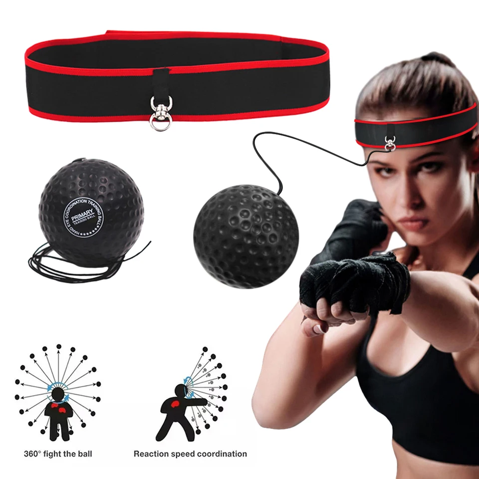 Boxing Training Ball Ultimate Reflex Ball Zlepšiť rýchlosť s nastaviteľným čelením detských boxerských zariadení skvelé pre reflexnú presnosť