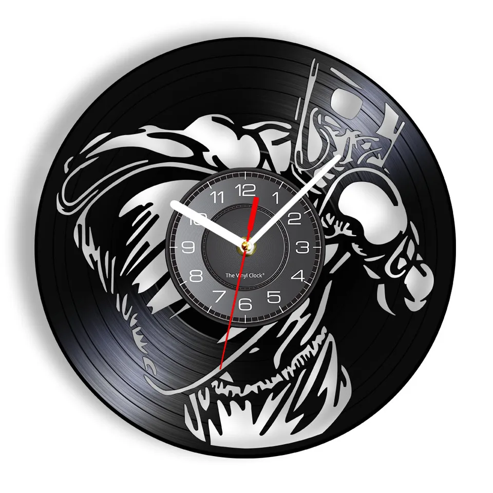 Boxing Vinyl Record Wall Clock Sport Hobby