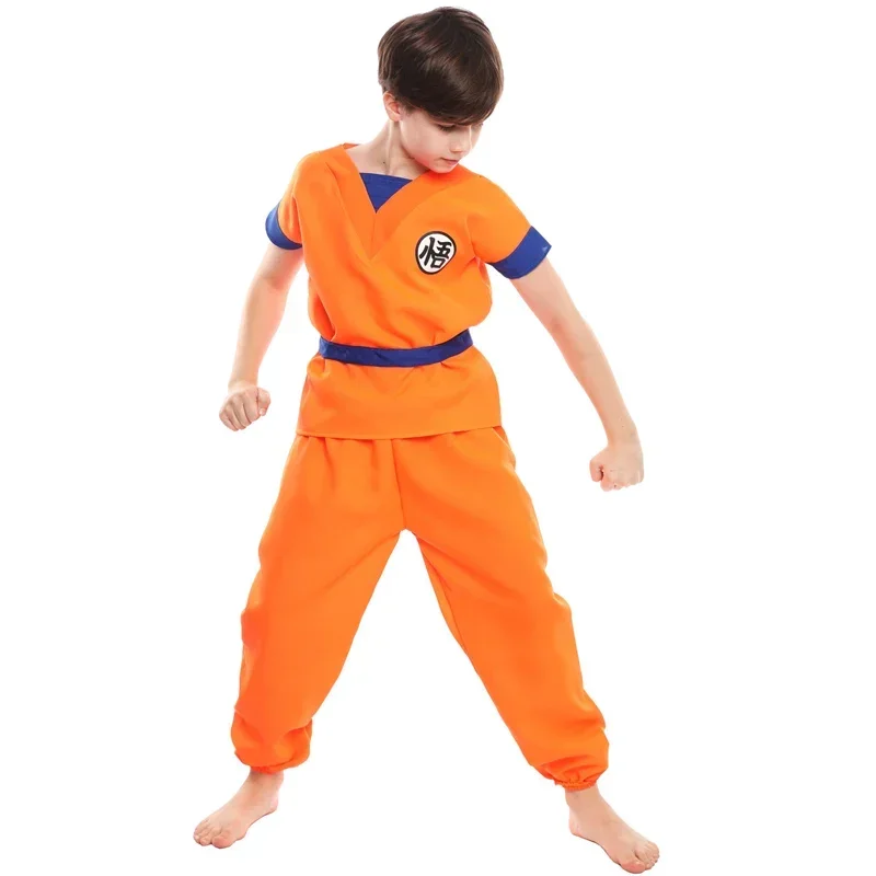 Boy Dragon Son kostýmy Deň detí Purim Ball Halloween Cosplay Go ku Ku Fantasy Fancy Dress Mn7
