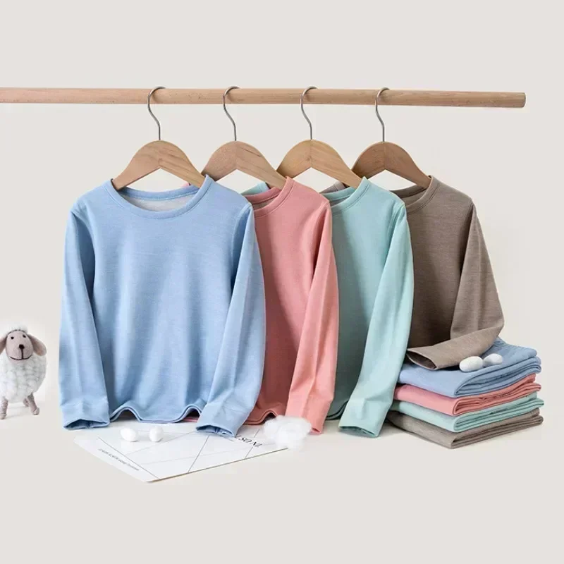 Boys pyžamy súpravy 2 až 3 4 5 6 7 8 9 10 11 12 13 14 rok zima teplý dlhý rukáv batoľa chlapec Pijamas set long johns pyžamy