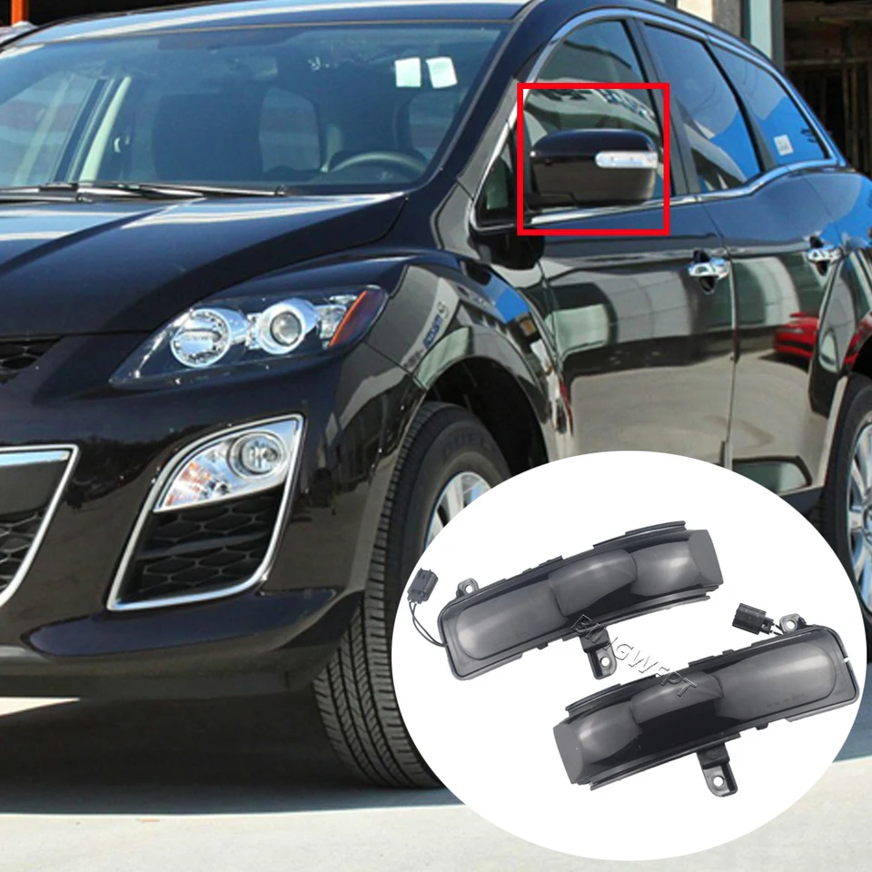 Bočné zrkadlové lampa pre Mazda CX-7 CX7 2008-2014 pre Mazda 8 MPV 2011-2015 Dynamický signál LED SIGNA SIGLE LIGHT SVETLO