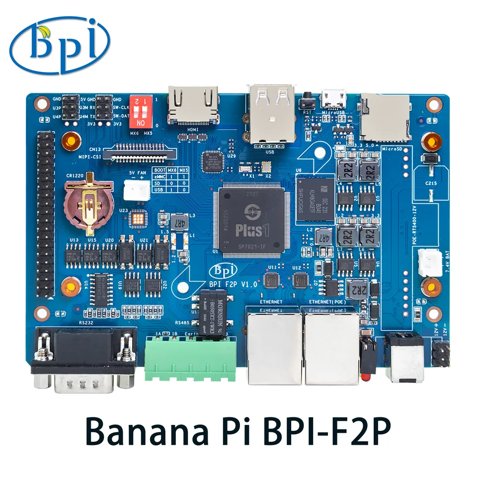 BPI-F2P najnovší dorazový banán PI BPI F2P Priemyselná kontrola rady