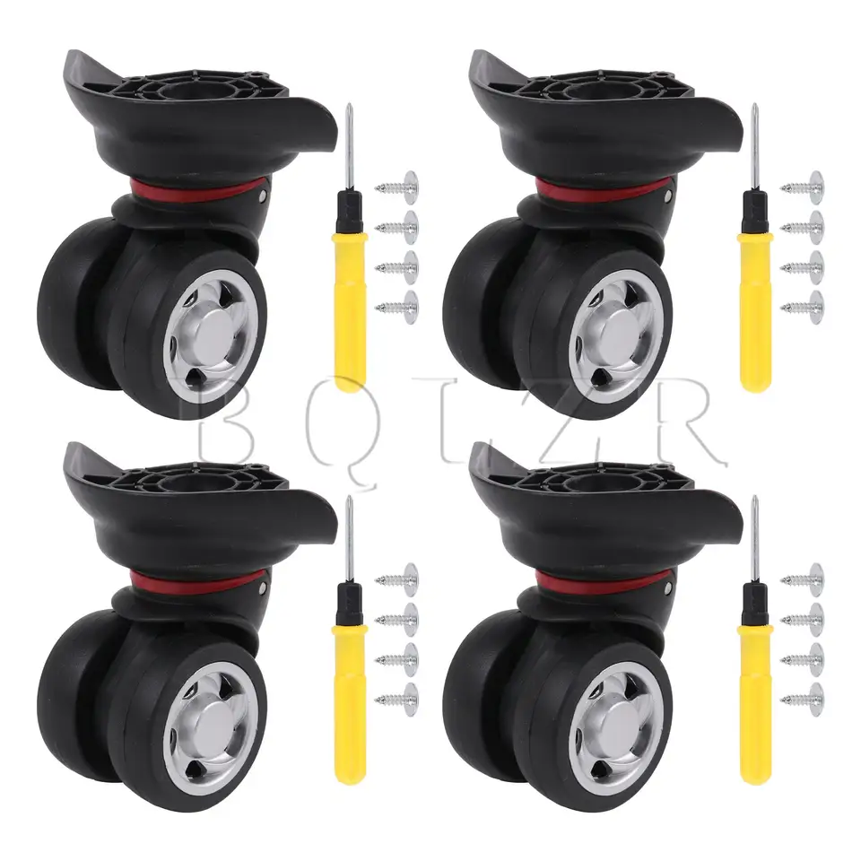 BQLZR 4ks kufrový batožinový koliesok Oprava kolieska MUTE WHEELS 3,58 