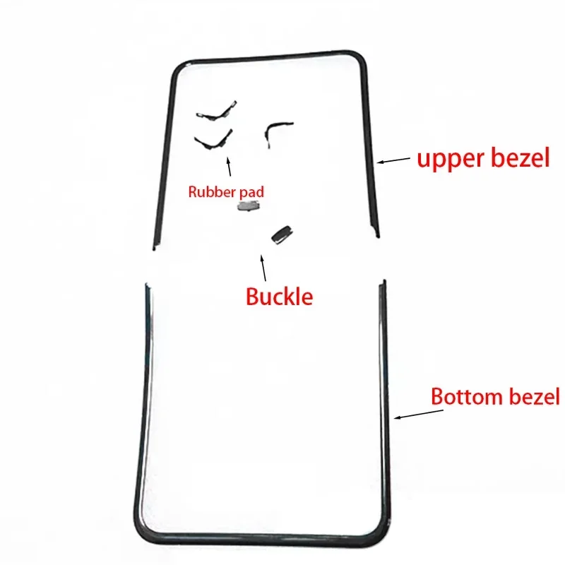 Bracket LCD rámový rámec SCRESS SCRESS S MIDLO GUMBLE BUNOU pre Motorola RAZR 40 Ultra XT2321