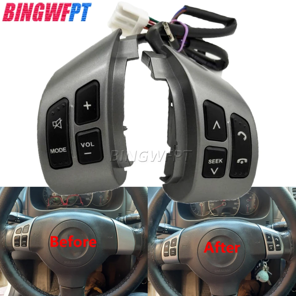 Brandnew Bluetooth Phone Médiá prepínač pre tlačidlo Suzuki SX4 Swift 2006-2013