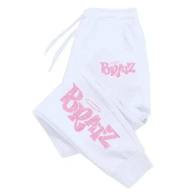 Bratz Pink Printing Muž Žena nohavice vrecko Runno