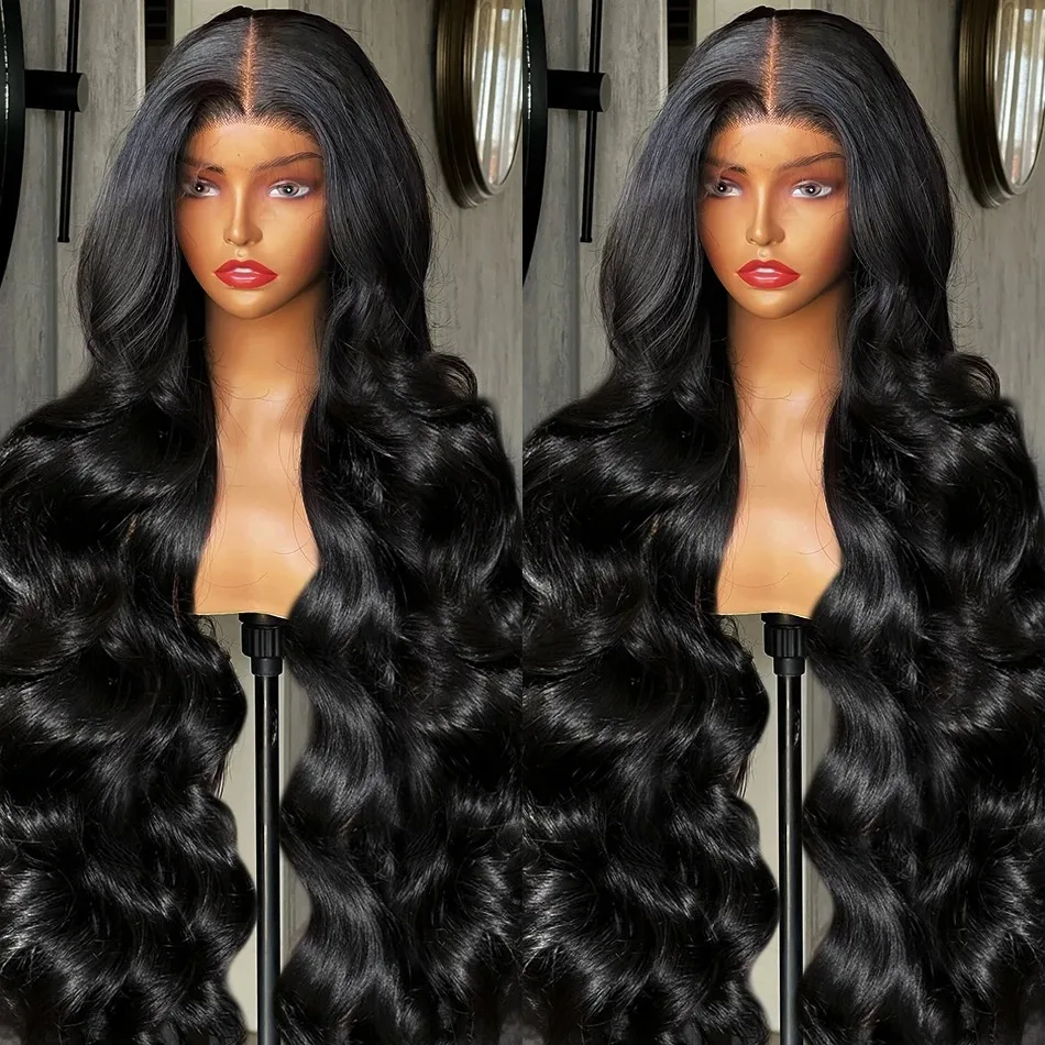 Brazílska 13x5 Body Wave Lace Čestné ľudské vlasy parochň