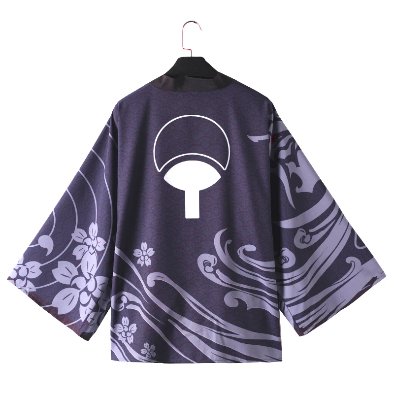 Brdwn unisex uchiha sasuke Susanoo zdieľanie haori mys plášť