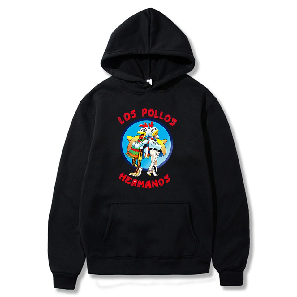 Breaking Bad Poison Master Okolo vyprážaného kuracieho obchodu Los Pollos Hermanos rovnaký štýl mikina s dlhým rukávom Trendy