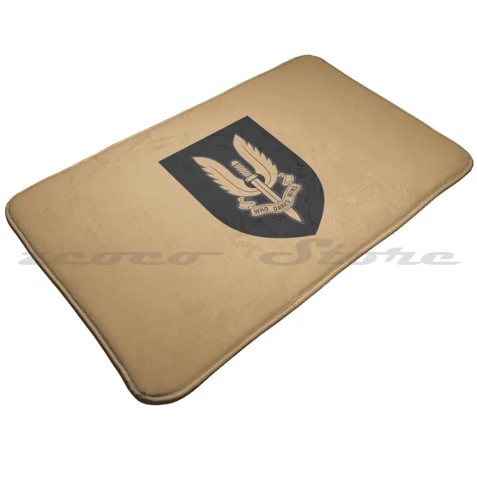 Britská špeciálna letecká služba SAS Desert Ops Mat Dverwway Non-Slip Mäkká voda absorpcia koberca vojenská britská armáda Špeciálne sily