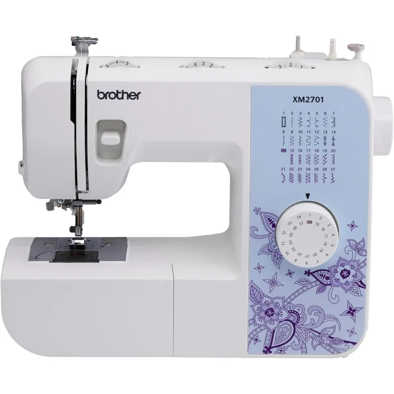 Brother Sewing Machine, XM2701, ľahký stroj s 27 stehmi, 6 zahrnutých šijacích nôh