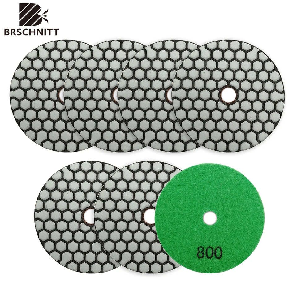 Brschnitt 7ks/set diamant diamant suché leštiace podložku 800
