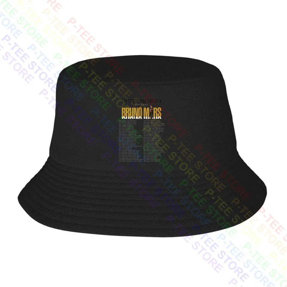 Bruno Mars 24k Magic World Tour 2018 Baseball Cap Snapback Caps pletená vedro klobúk