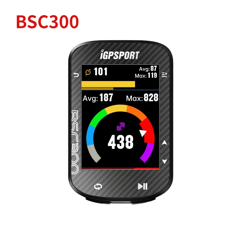 BSC300 BSC 300 Bicykel GPS Cycling Cycling Wireless Schadometer farebná obrazovka navigácia navigácia offline mapa bicykla kilometrov kilometrov kilometrov