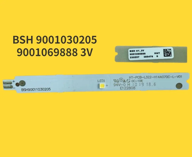 BSH 9001030205 9001069888 3V Chladiace osvetlenie LED dióda LED pre Siemens Bosch Chladnička Časti
