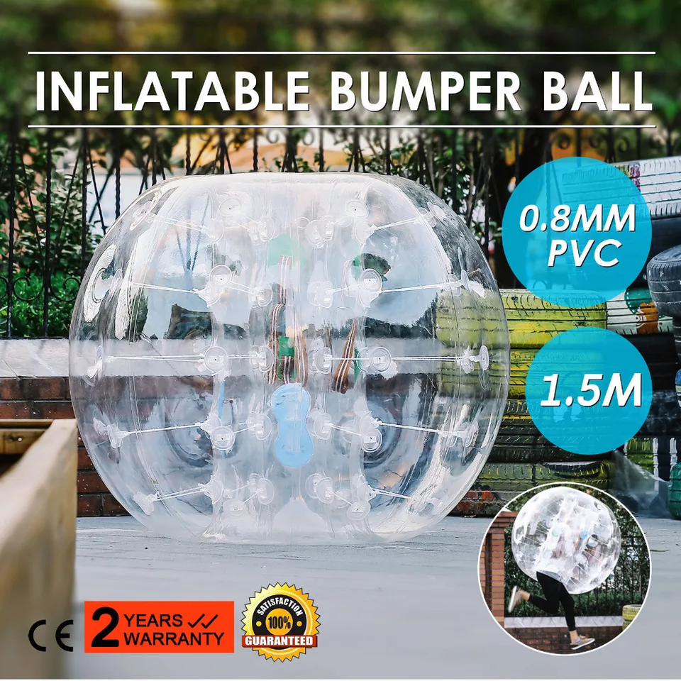 Bublinový futbal 5 stôp/ 1,5 m bublinový futbalový nárazník Ball Zorb Aufblasbar Kind Kids Luft Ball erwachsene