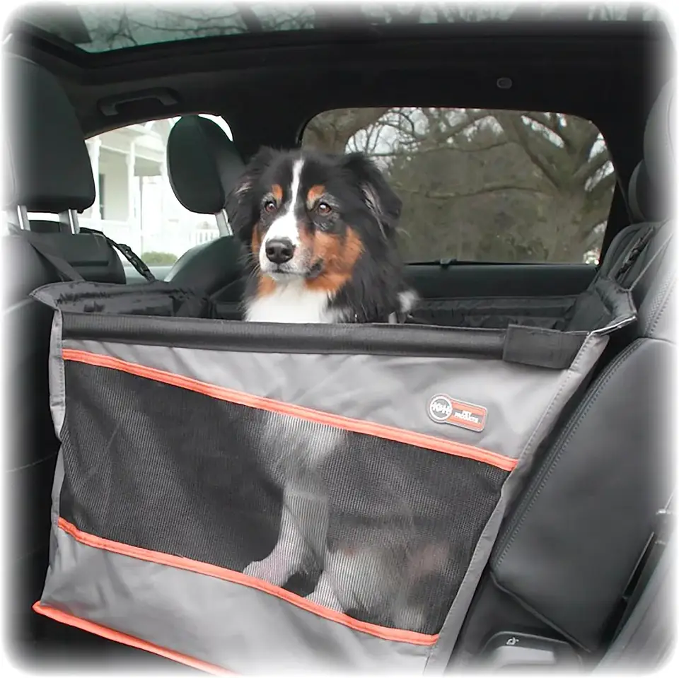 Buckle n 'Go Dog Autboen sedadlo pre veľkých psov, nepremokavá tkanina s priedušnou sieťou a nastaviteľným bezpečnostným pásom pre auto pre auto