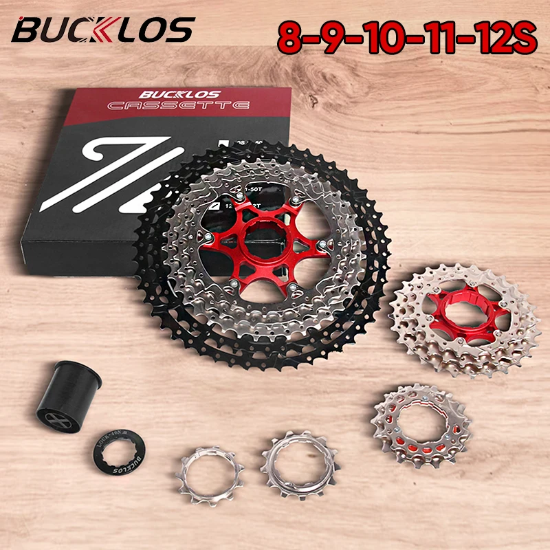 Bucklos 12 Speed ​​Cassette MTB Road Bike 11 Speed ​​Freewheel 32/36T/40T/42T/46T/50T/52T ZOBRAZENIE ROKLOCKE BICYCLE pre Shimano HG