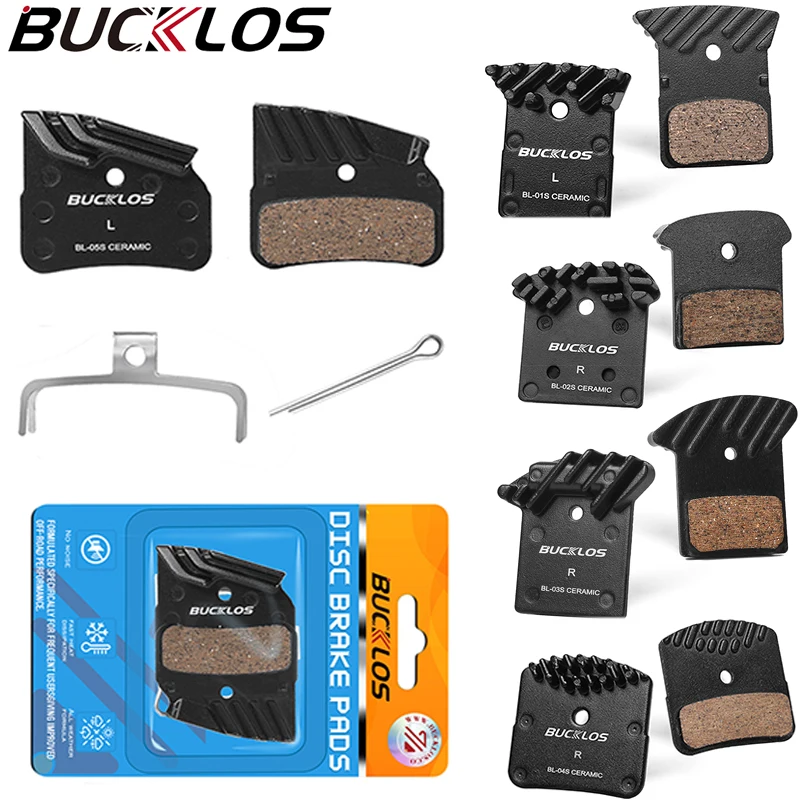 Bucklos keramické bicykle brzdenie bicyklov bicykel Hydraulické brzdové podložky Road mtb bicykle vankúšiky pre Shimano L05A J04C J05A H03A N03A Nutt