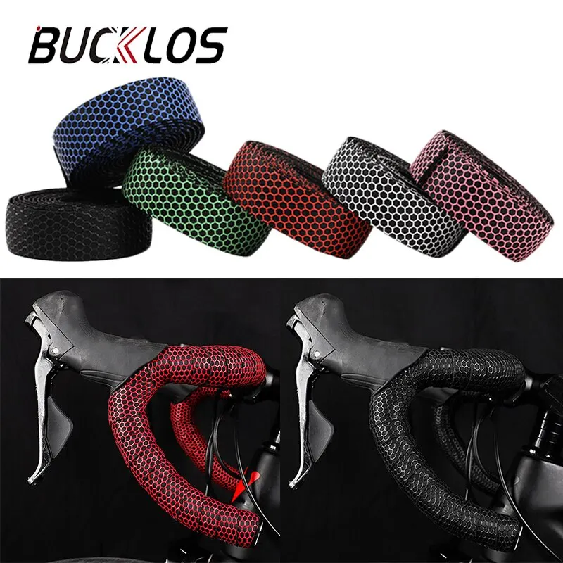 Bucklos Road Bike Runchar Tape Anti sklz silikagél na rukovätá páska na nárazový nárazový nárazový nárazový stĺpik na bicykli Príslušenstvo