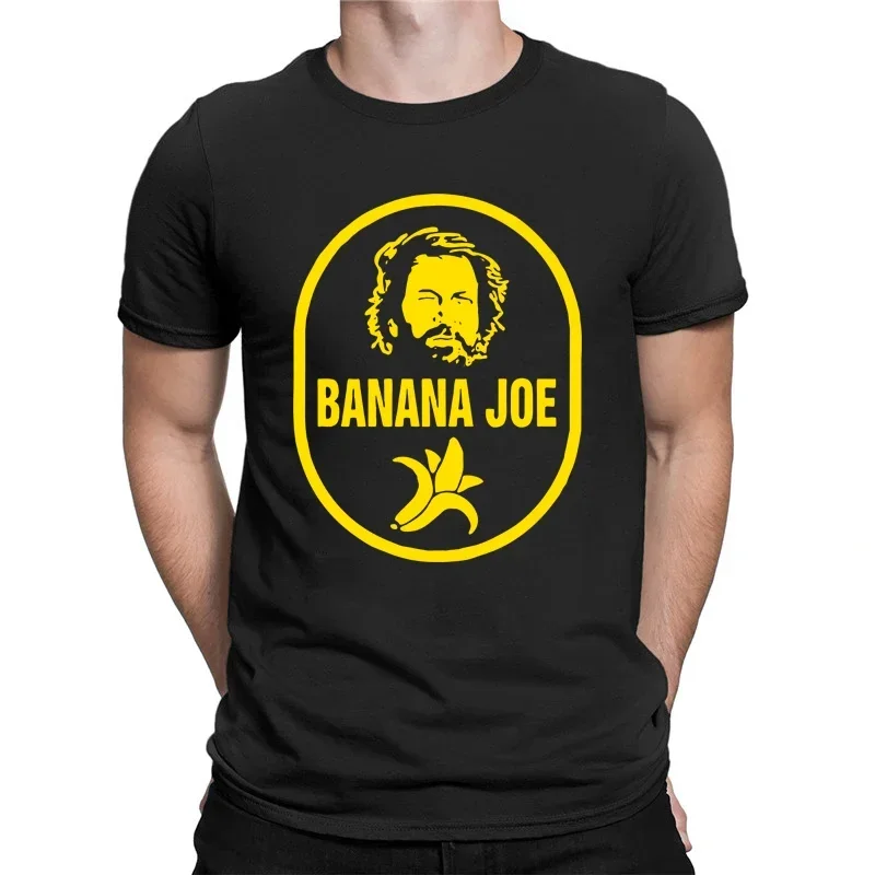 Bud Spencer Banana Joe Telefilm Cinema TV Idea Regalo Tutte le Taglie Tshirt Classic Summer Short-Sleev Trust Graphic Tops Tops