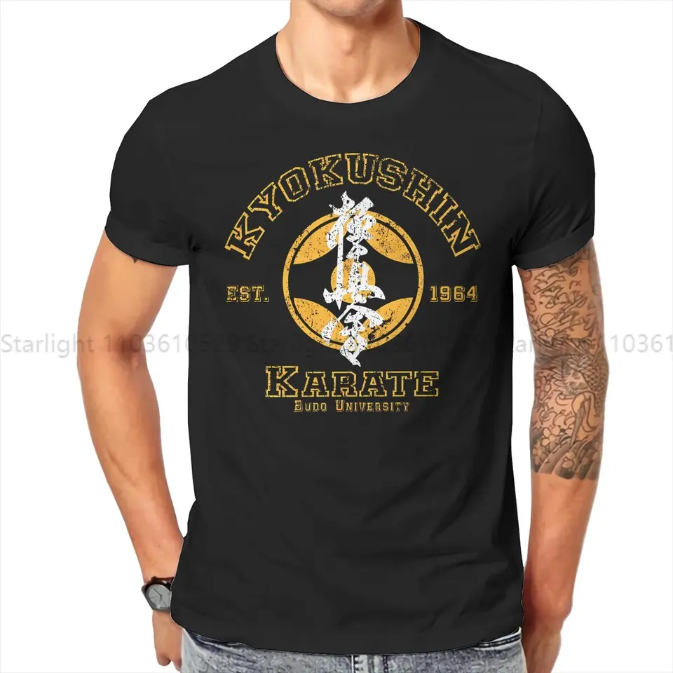 Budo University University Tshirts pre mužov Kyokushin Karate Bushido oblečenie