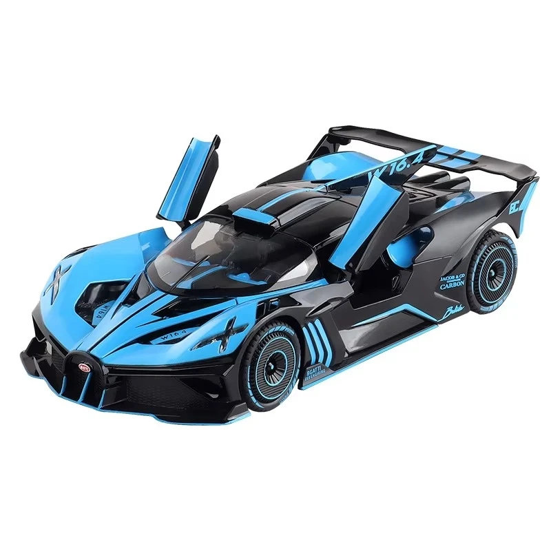 Bugatti Veyron 'Fire Meteor' 1:24 Model mierky - prémiové zliatinové auto pre mužov, zberateľské vydanie