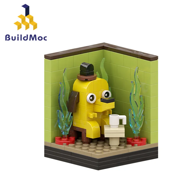 Buildmoc montáž stavebného bloku Hračka Dobrý pes roztomilý psí scéna scéna na stolovej ploche Model montáže