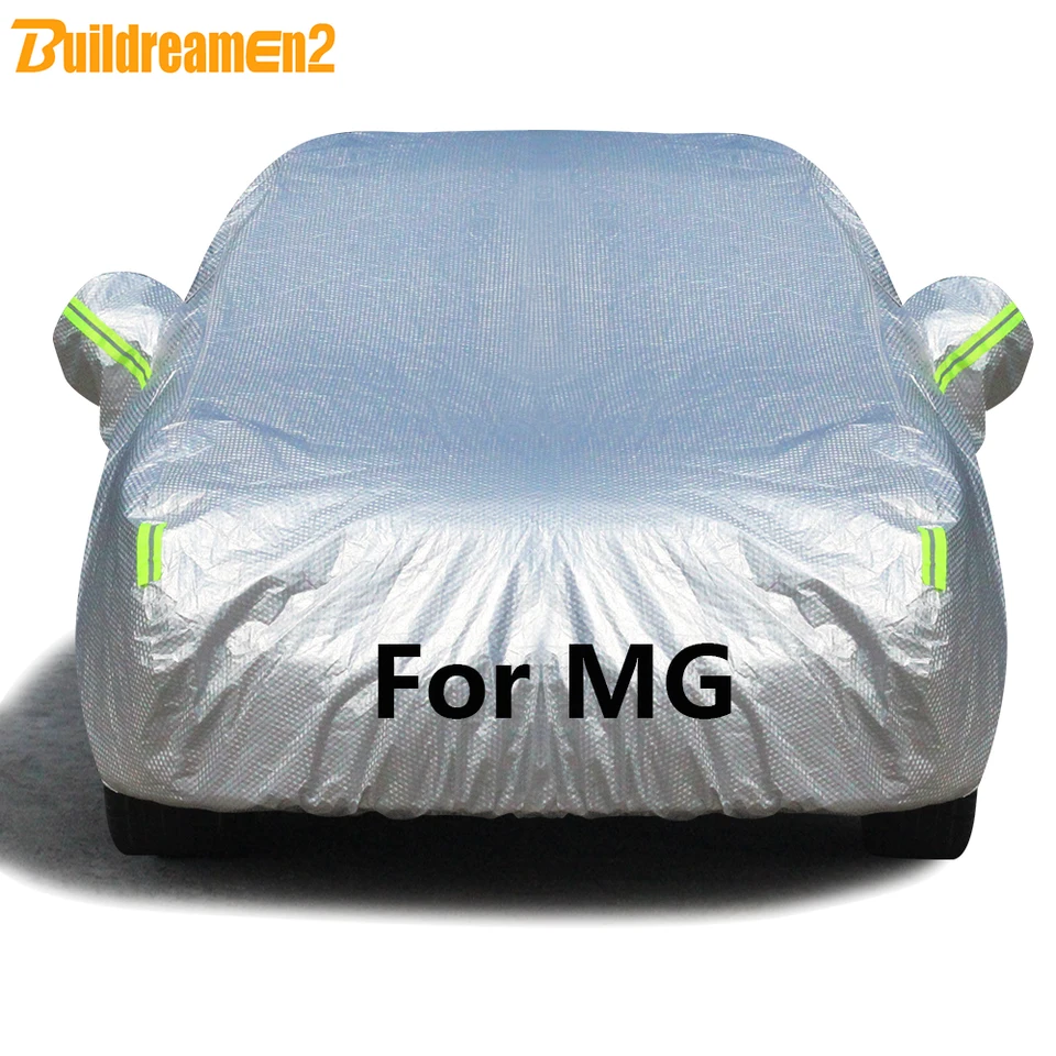 BuildRemen2 Hrubá bavlnená auto kryt vodotesného slnečného tieňa Rain Sneh Hail Ochrana prachu Automatický kryt pre MG 3 5 6 7 XPowe ZS ZT ZR