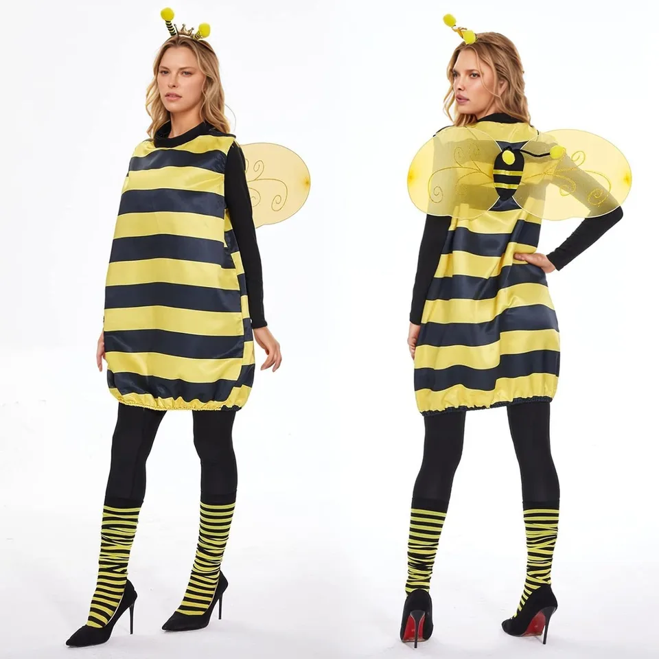 Bumblebee kostýmové ženské párty festival Halloween včely Cosplay kostým dospelých karnevalové karnevaly hrania rolí hrania obliekania Oblečenie