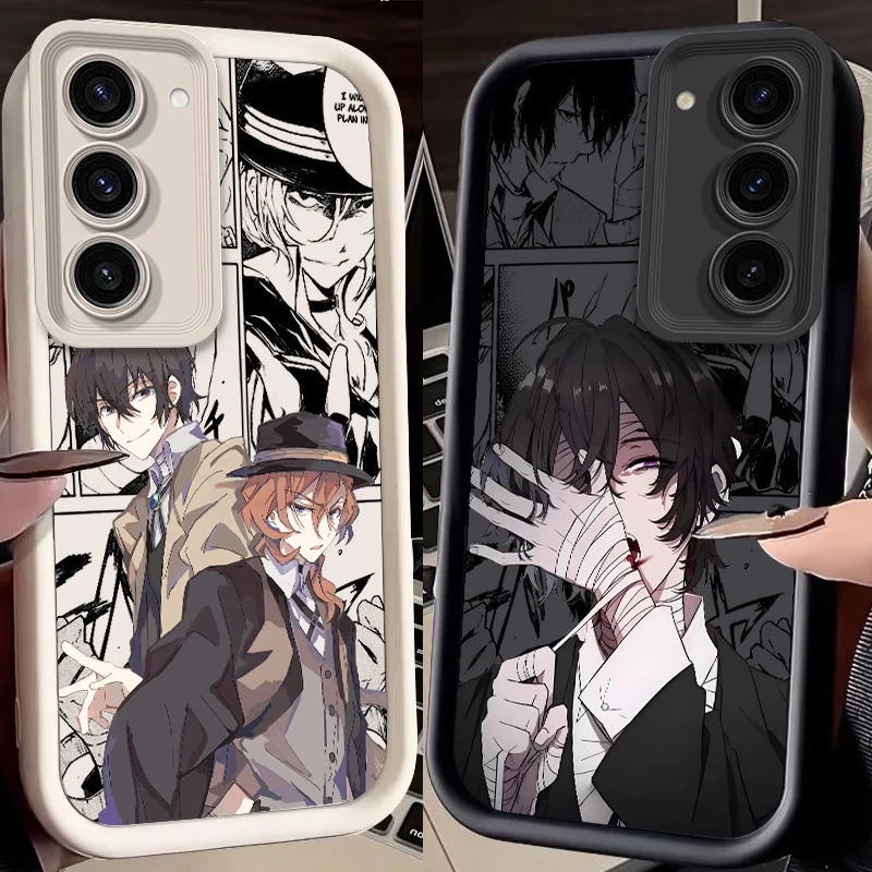 Bungo Stray Dogs Anime pre Samsung Note 20 S24 S23 S22 S21 S20 Ultra Plus Fe A25 A23 A22 A15 A31 5G Eye Rebrík späť